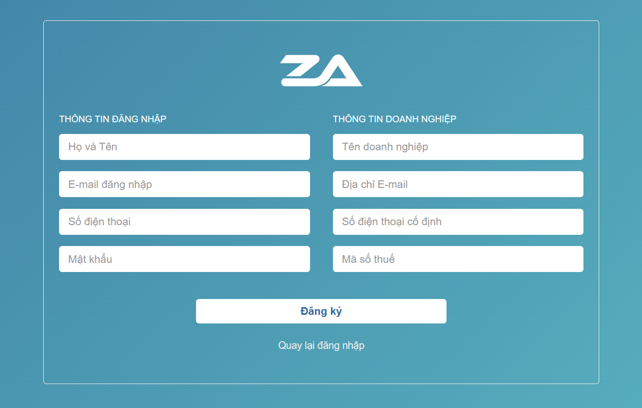 đăng ký tài khoản tổng đài ảo zetadmin
